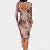 BodyCon Embellished Knee Length Dress